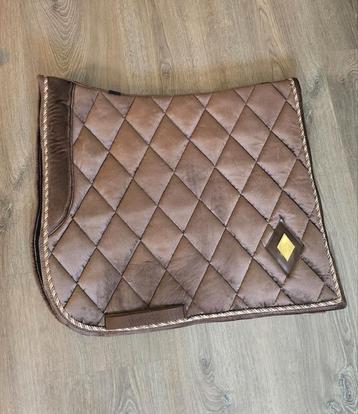 MrsRos Velvet Taupe & Burgundy dressuur Full  beschikbaar voor biedingen