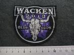 Wacken Open Air 2013 patch used572 bd, Gebruikt, Verzenden