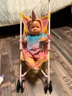 Poppenwagen - buggy met pop, Ophalen, Zo goed als nieuw, Babypop