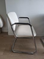 Strafor Steelcase vintage stoelen, Ophalen, Gebruikt, Leer, Vijf, Zes of meer stoelen