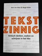 Tekstzinnig kritisch denken, zoeken en schrijven in het HBO, Zo goed als nieuw, Ank van Heur; Brigit Kolen, Alpha, HBO