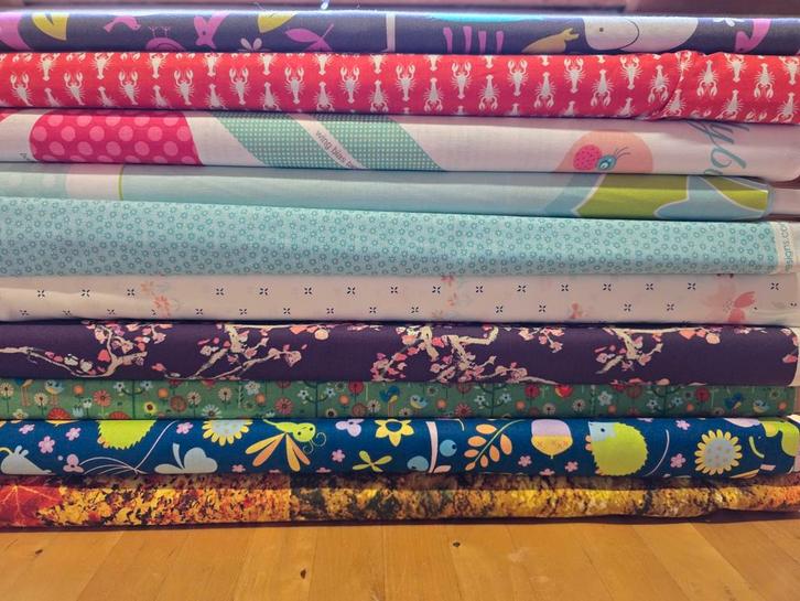 Kwaliteitsstoffen: Katoen & Tricot, Hobby en Vrije tijd, Stoffen en Lappen, Nieuw, Katoen, 120 cm of meer, 200 cm of meer, Overige kleuren