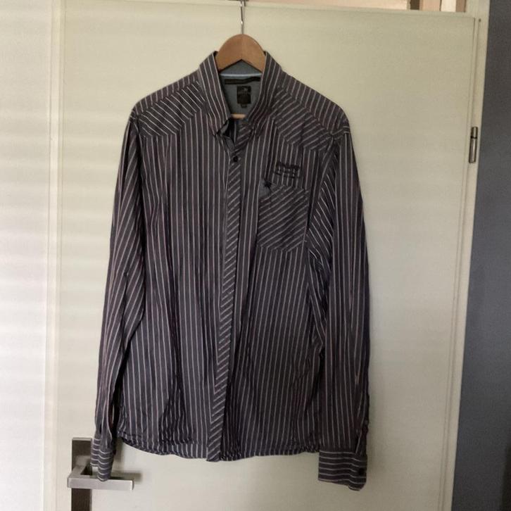 VANGUARD Herenoverhemd maat XXL zo goed als nieuw,, Kleding | Heren, Overhemden, Zo goed als nieuw, Overige halswijdtes, Blauw