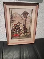 Jaren 50 Hummel schilderijtje 40x30cm, Ophalen of Verzenden