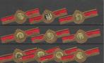 reeks 6683 dieren  1-10   sigarenbandjes, Verzenden, Sigarenbandjes