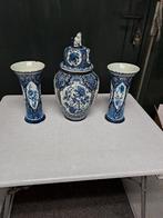 3 delig delfts blauw kaststel, Antiek en Kunst, Antiek | Vazen, Ophalen of Verzenden