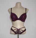 Tweedelige paarse lingerie set van Hunkemöller, Kleding | Dames, Ondergoed en Lingerie, Verzenden, Paars, Setje