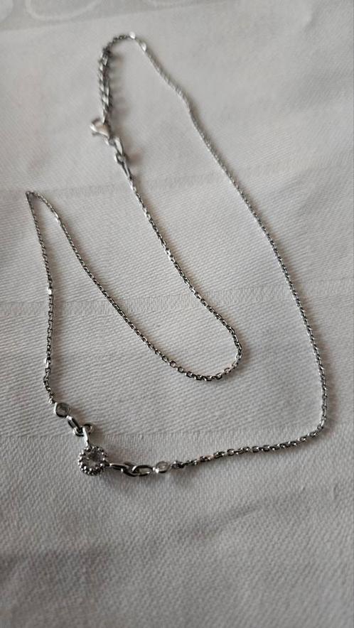 Verfijnde   zilveren ketting, Sieraden, Tassen en Uiterlijk, Kettingen, Zo goed als nieuw, Zilver, Zilver, Verzenden