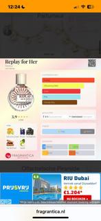 Replay - for her 60ml EDT, Ophalen of Verzenden, Nieuw