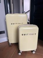 Suitsuit Fabulous Fifties Kofferset Geel, Sieraden, Tassen en Uiterlijk, Gebruikt, Hard kunststof, 45 tot 55 cm, 70 cm of meer