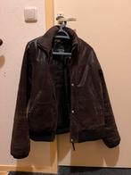 Warme leren jas - Maat XL/42, Kleding | Heren, Jassen | Winter, Ophalen of Verzenden, Gedragen, Maat 56/58 (XL), Bruin