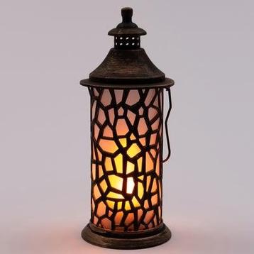 Nieuwe Intratuin Lantaarn met Verlichting beschikbaar voor biedingen