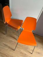 Vier Ikea Vilmar stoelen, Ophalen of Verzenden, Zo goed als nieuw, Wit, Vier