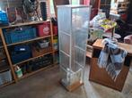 vitrinekast met glazen platen, Huis en Inrichting, Ophalen, Minder dan 50 cm, Gebruikt, 150 tot 200 cm