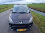 Peugeot 1007 1.6 16V 2008 Zwart incl nieuwe APK!, Auto's, Voorwielaandrijving, 1090 kg, Zwart, Handgeschakeld