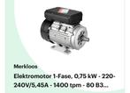 Nieuwe Elektromotor in Doos - Nooit Gebruikt!, Doe-het-zelf en Verbouw, Ophalen of Verzenden, Nieuw, Elektromotor, 1400 tot 1800 rpm