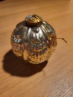 Sissy-boy kerstbal, glas, antiek look, zilver, nieuw, Ophalen of Verzenden, Nieuw