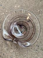 max verboeket schaaltje kristalunie maastricht gesigneerd, Antiek en Kunst, Antiek | Glas en Kristal, Ophalen of Verzenden