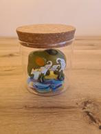 Olifantje in glazen pot met kurk - Decoratief, Ophalen, Gebruikt