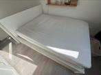 Ikea bedframe MALM 160x200, Ophalen, Wit, Tweepersoons, Zo goed als nieuw