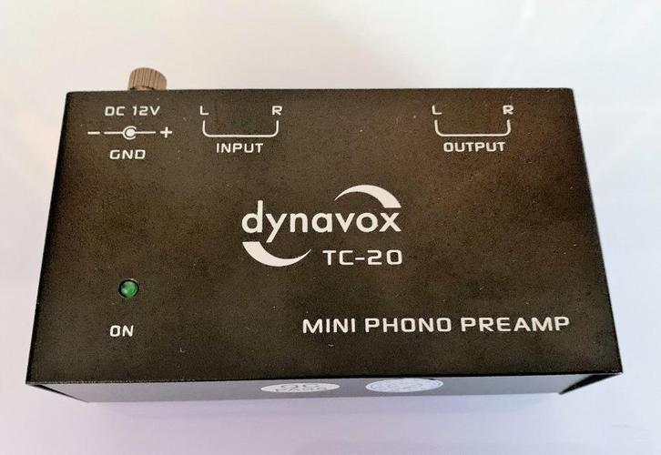Dynavox TC-10 phono-voorversterker, Audio, Tv en Foto, Platenspelers, Zo goed als nieuw, Platenspeler-onderdeel, Overige merken
