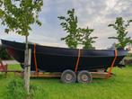 stalen sloep 6.5 meter, 12 personen, Watersport en Boten, Sloepen, Ophalen, Gebruikt, Binnenboordmotor, 6 meter of meer