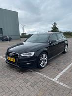 Audi A3 1.4 Tfsi 92KW Sportback S-tronic 2014 Zwart, Auto's, Audi, 125 pk, Leder en Stof, Zwart, 1395 cc
