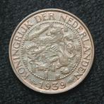 Prachtige 1 cent 1939 - Wilhelmina, Koningin Wilhelmina, Ophalen of Verzenden, 1 cent, Losse munt