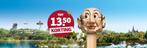 AH Efteling spaarkaarten, Tickets en Kaartjes, Kortingen en Cadeaubonnen, Twee personen, Kortingsbon, Pretpark