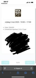 Kaartje apenheul vandaag, Eén persoon, Overige soorten, Overige typen