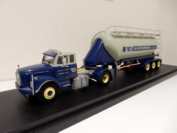 WSI Scania L110 + bulkoplegger H.J. van Bentum Woudenberg beschikbaar voor biedingen