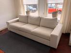 3 zits bank gebroken wit stof, Driepersoons, 75 tot 100 cm, Ophalen of Verzenden, Zo goed als nieuw