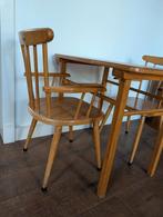 Herlag retro tafel 2 stoelen kindermeubilair kindertafel, Ophalen, Gebruikt, Tafel(s) en Stoel(en)