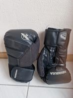 Hayabusa box handschoenen, scheenbeschermers en tas, Ophalen of Verzenden, Zo goed als nieuw, Bokshandschoenen