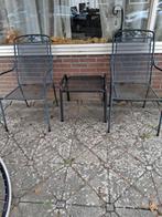 Landelijke 2 Tuinstoel  Metaal Brocante tuinset tafeltje, Tuin en Terras, Ophalen, Overige materialen, Hocker, 2 zitplaatsen
