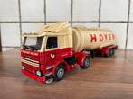 Tekno Scania V8 P. van Oeveren Verachtert Bv Hoyer tank, Hobby en Vrije tijd, Modelauto's | 1:50, Ophalen of Verzenden, Gebruikt