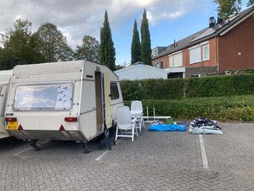 caravan kip de luxe KL35 opknapper met tent, Caravans en Kamperen, Caravans, Particulier, tot en met 3, 500 - 750 kg, Rondzit
