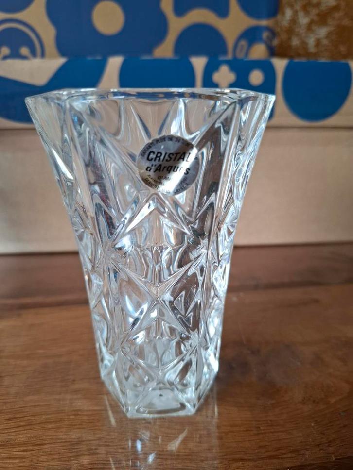 Cristal d'Arques Bloemenvaas, Antiek en Kunst, Antiek | Glas en Kristal, Ophalen of Verzenden