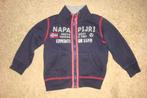 Napapijri sweat vest, donker blauw rood grijs wit, maat 104, Kinderen en Baby's, Kinderkleding | Maat 104, Jongen, Trui of Vest