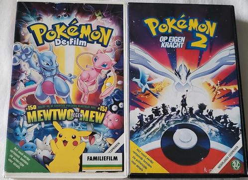 Pokemon De Film & Op Eigen Kracht VHS Cartoon EX-RENTAL, Cd's en Dvd's, VHS | Kinderen en Jeugd, Gebruikt, Tekenfilms en Animatie