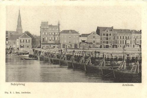 Schipbrug - Arnhem. - Robbers Hoogen - ongelopen, Verzamelen, Ansichtkaarten | Nederland, Ongelopen, Gelderland, 1920 tot 1940