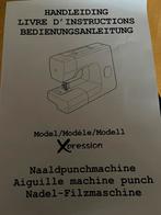 Janome handleiding Xpression naaldpunchmachine, Hobby en Vrije tijd, Borduren en Borduurmachines, Nieuw, Ophalen of Verzenden