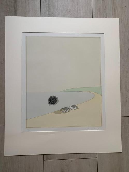 Zeefdruk Jeroen Henneman 1972 groot formaat, Antiek en Kunst, Kunst | Litho's en Zeefdrukken, Ophalen of Verzenden