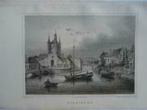 090 / Zierikzee    Staalgravure     1860, Antiek en Kunst, Ophalen of Verzenden