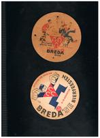 ZEER OUDE BREDA BIERVILTJES, Verzenden, Gebruikt, Viltje(s), Overige merken