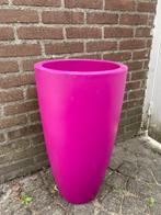 Bloempotten Elho (1 grote roze en 4 hangbloempotten), Tuin en Terras, Bloempotten, Kunststof, Gebruikt, Tuin, Overige vormen
