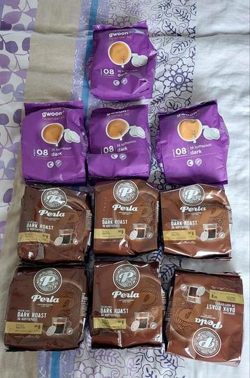 10 zakken koffiepads Senseo Dark Roast beschikbaar voor biedingen