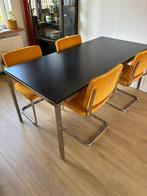 IKEA Tafel met 4 Zuiver Stoelen, Ophalen, Gebruikt, 100 tot 150 cm, Vier personen