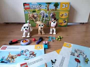LEGO Creator 31137 - Schattige Honden 3 in 1 - Compleet beschikbaar voor biedingen