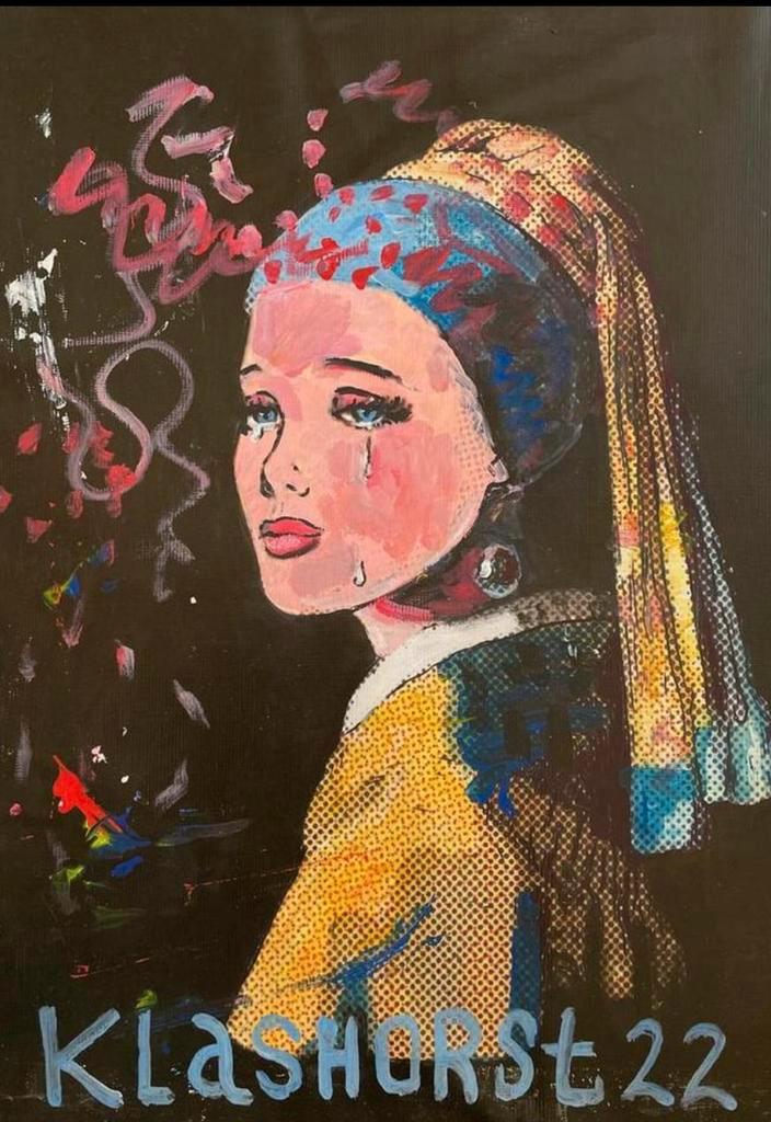 Peter Klashorst (groot werk), Antiek en Kunst, Kunst | Schilderijen | Modern, Ophalen